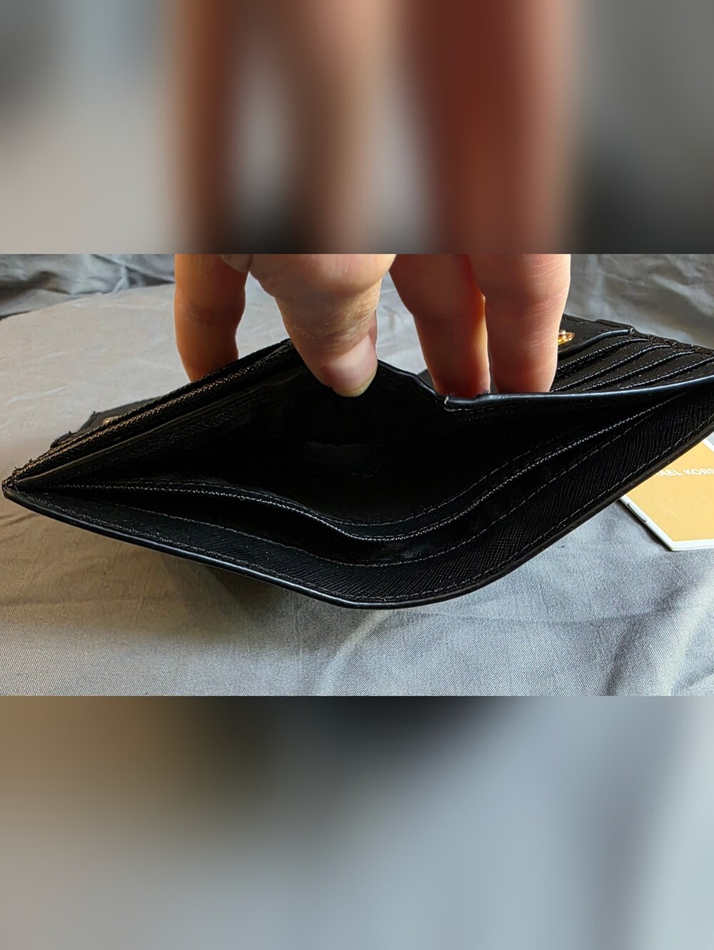 Michael Kors Black Saffiano Leather Wallet - Picture 6 of 6